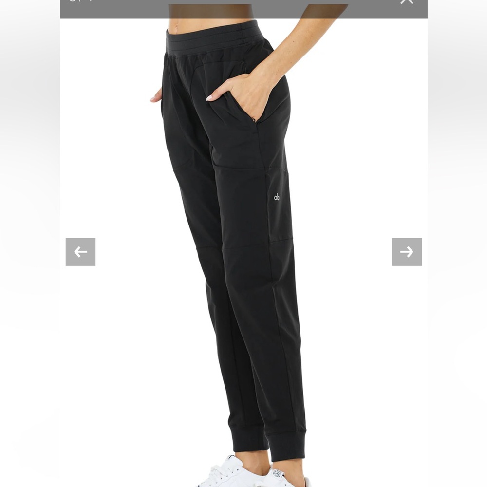 ALO Yoga Co-Op Pant jogger athletic pants joggers ripstop track Black XL NEW
